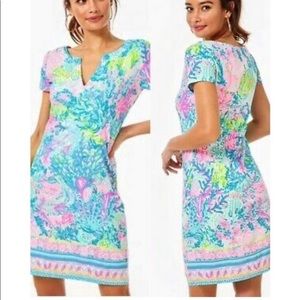 Lilly Pulitzer Sophiletta UPF50+ Dress in Multi Fished My Wish, Size Small